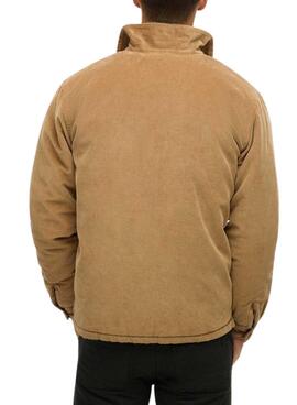 Sobrecamisa Superdry Surplus de pana acolchada camel para hombre 