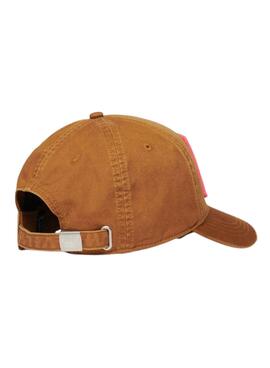 Gorra Superdry Graphic Trucker camel para mujer