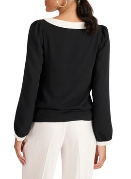 Camisa Naf Naf Mariona negro para mujer