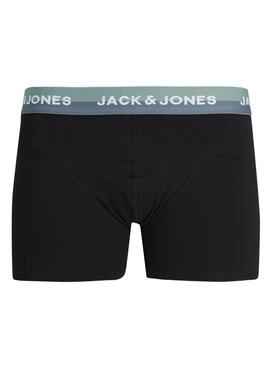 Pack 3 Calzoncillos Jack and Jones Heric multicolor para hombre