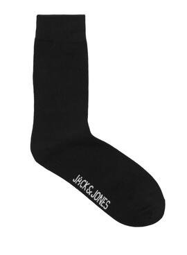 Pack 3 Calcetines Jack and Jones negro para hombre