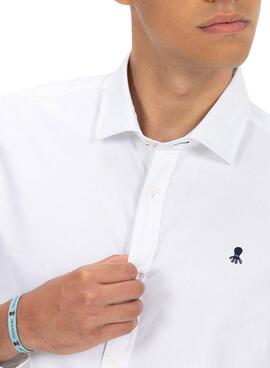 Camisa El Pulpo Oxford básica blanca para hombre