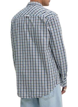 Camisa Tommy Jeans cuadros Poplin para hombre