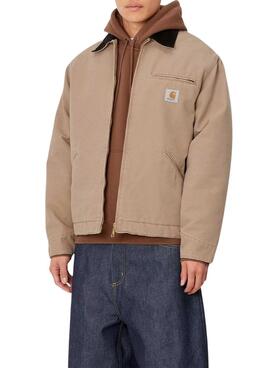 Chaqueta Carhartt Detroit OG camel para hombre 