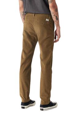 Pantalones Levis XX Chino Standard Taper de pana camel para hombre