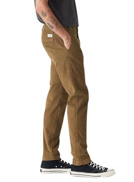 Pantalones Levis XX Chino Standard Taper de pana camel para hombre