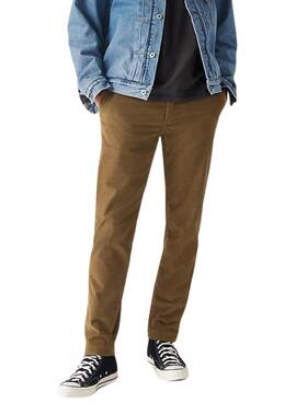 Pantalones Levis XX Chino Standard Taper de pana camel para hombre