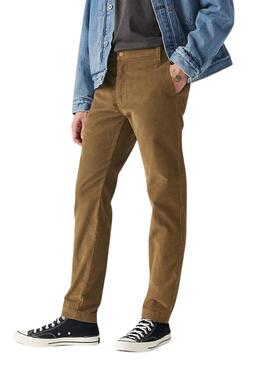 Pantalones Levis XX Chino Standard Taper de pana camel para hombre