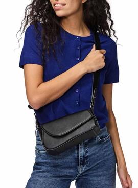 Bolso Pieces bandolera Pinna negro para mujer