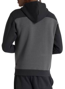 Sudadera New Balance Fleece Hoodie gris para hombre