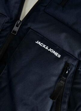 Chaqueta acolchada Jack and Jones Eotto marino para hombre