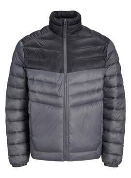 Chaqueta Jack and Jones acolchada Esprint gris para hombre