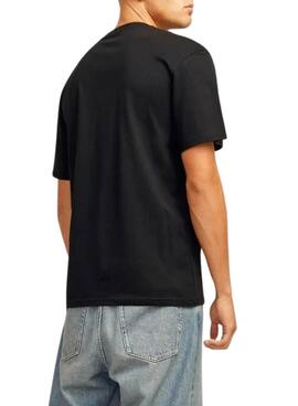 Camiseta Jack and Jones Portland negro para hombre