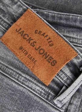 Pantalón Vaquero Jack and Jones Glenn Cole gris para hombre