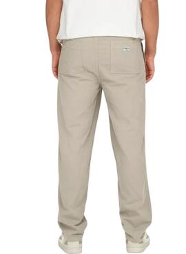 Pantalón Only and Sons Sinus loose beige para hombre