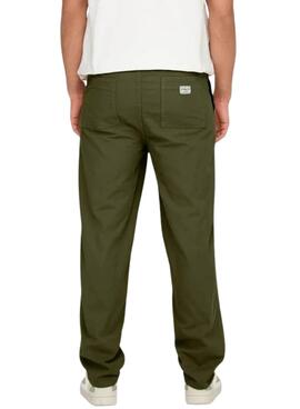 Pantalón Only and Sons Sinus loose verde para hombre