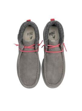 Botas Walk In Pitas Garda gris para mujer