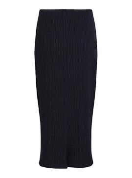 Falda Vila Vimara midi negro para mujer