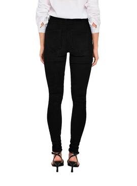 Pantalón vaquero Only Druna skinny negro para mujer