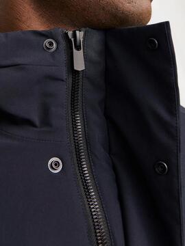 Parka Jack and Jones Ekeen marino para hombre