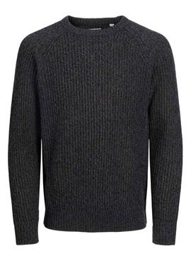 Jersey Jack and Jones Jones gris para hombre