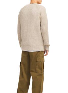 Jersey Jack and Jones Jones beige para hombre