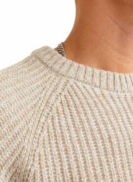 Jersey Jack and Jones Jones beige para hombre