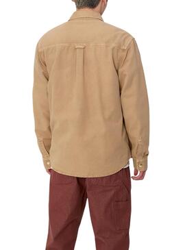 Sobrecamisa Carhartt Conro camel para hombre