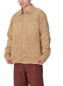 Sobrecamisa Carhartt Conro camel para hombre