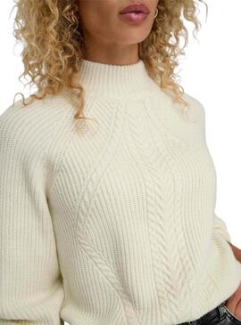 Jersey Only Katia beige para mujer