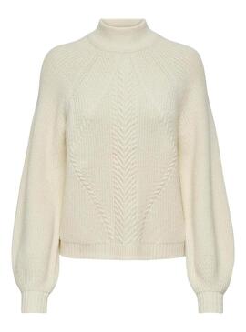 Jersey Only Katia beige para mujer