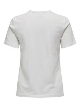 Camiseta Only Alba blanco para mujer