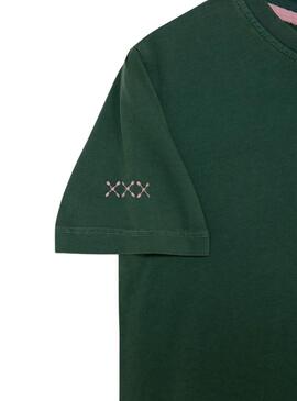 Camiseta El Pulpo montañas verde para hombre