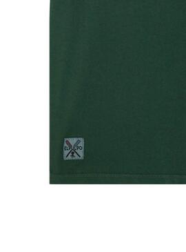 Camiseta El Pulpo montañas verde para hombre