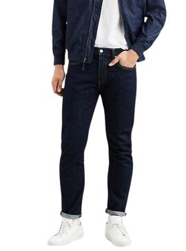 Pantalón vaquero Levis 502 Taper Onewash azul para hombre