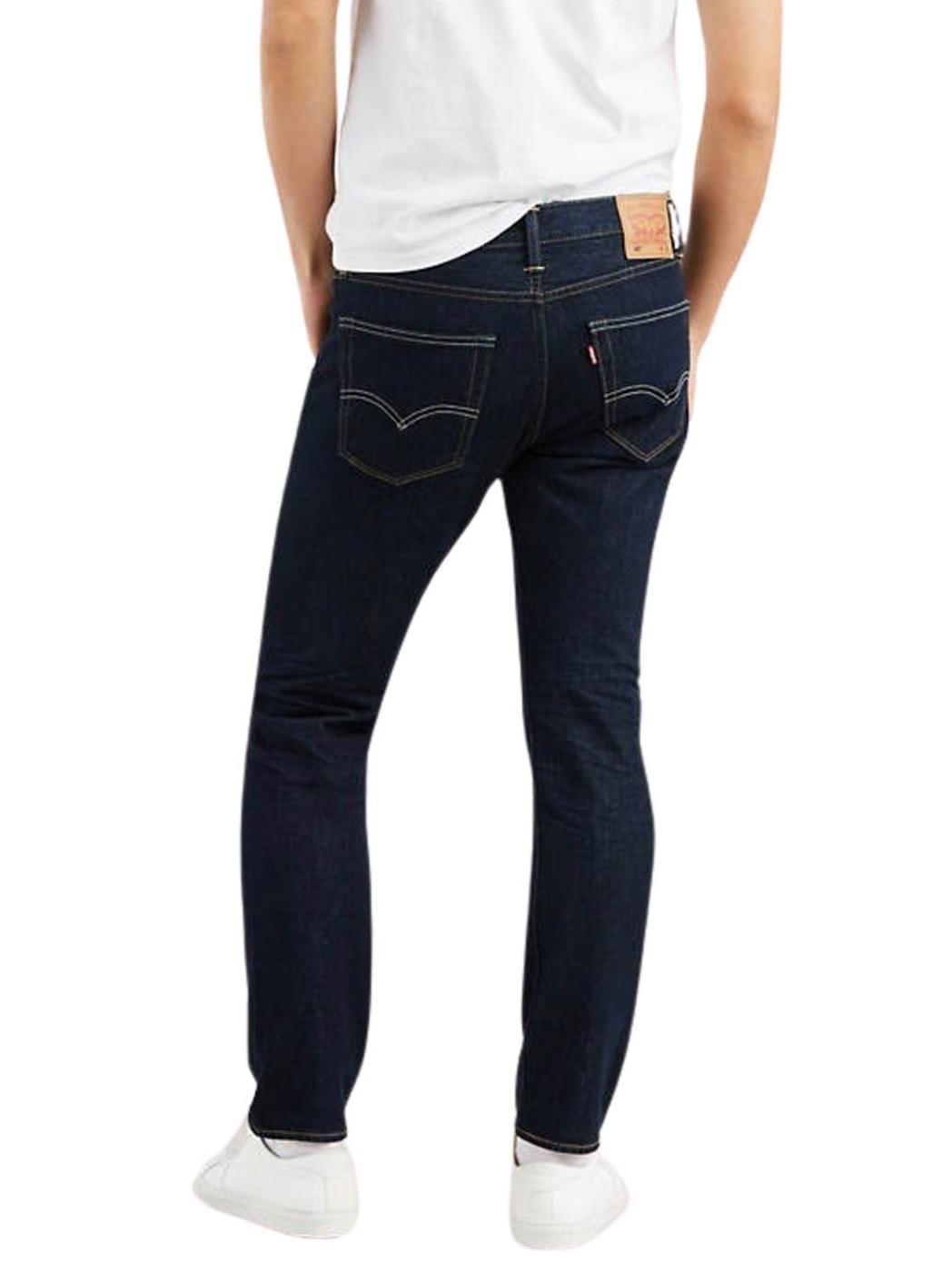 Pantalón vaquero Levis 502 Taper Onewash azul para hombre