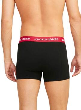 Pack 3 Calzoncillos Jack and Jones Joe negro para hombre