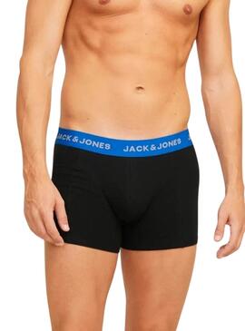 Pack 3 Calzoncillos Jack and Jones Joe negro para hombre