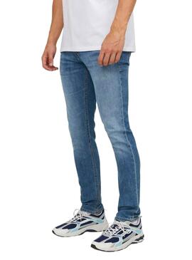 Pantalón vaquero Jack and Jones Gleen azul para hombre