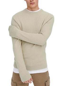 Jersey Only and Sons Phil beige para hombre