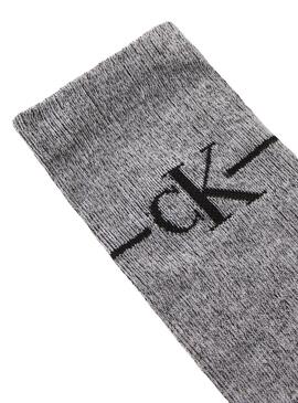 Caja regalo 4 pares calcetines Calvin Klein Monogram para hombre