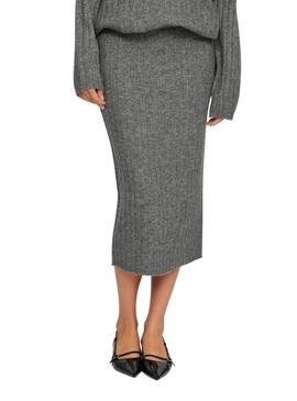 Falda Vila Vimiraz gris para mujer