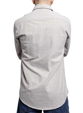 Camisa Klout Siberia gris para hombre