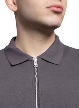 Sudadea Klout Mid Zip gris para hombre