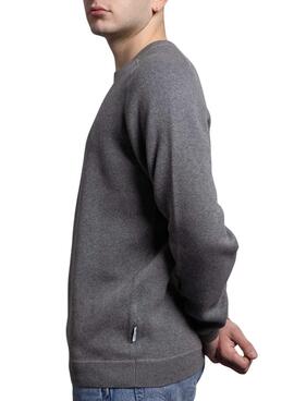 Jersey Klout Raglan gris para hombre