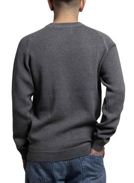 Jersey Klout Raglan gris para hombre