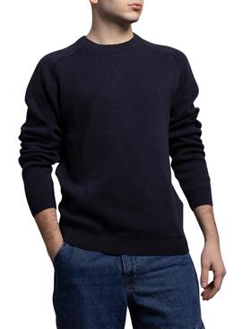 Jersey Klout Raglan marino para hombre