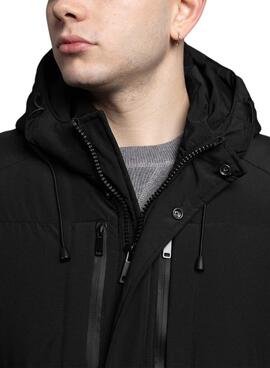 Parka Klout Andorra acolchada negro para hombre