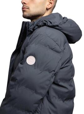 Parka Klout Santander acolchada gris para hombre