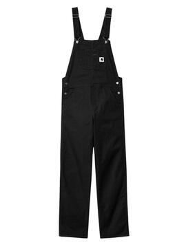 Peto Carhartt Bib Straight negro para mujer